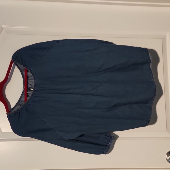 Denim light weight pull over - Picture 3 of 3